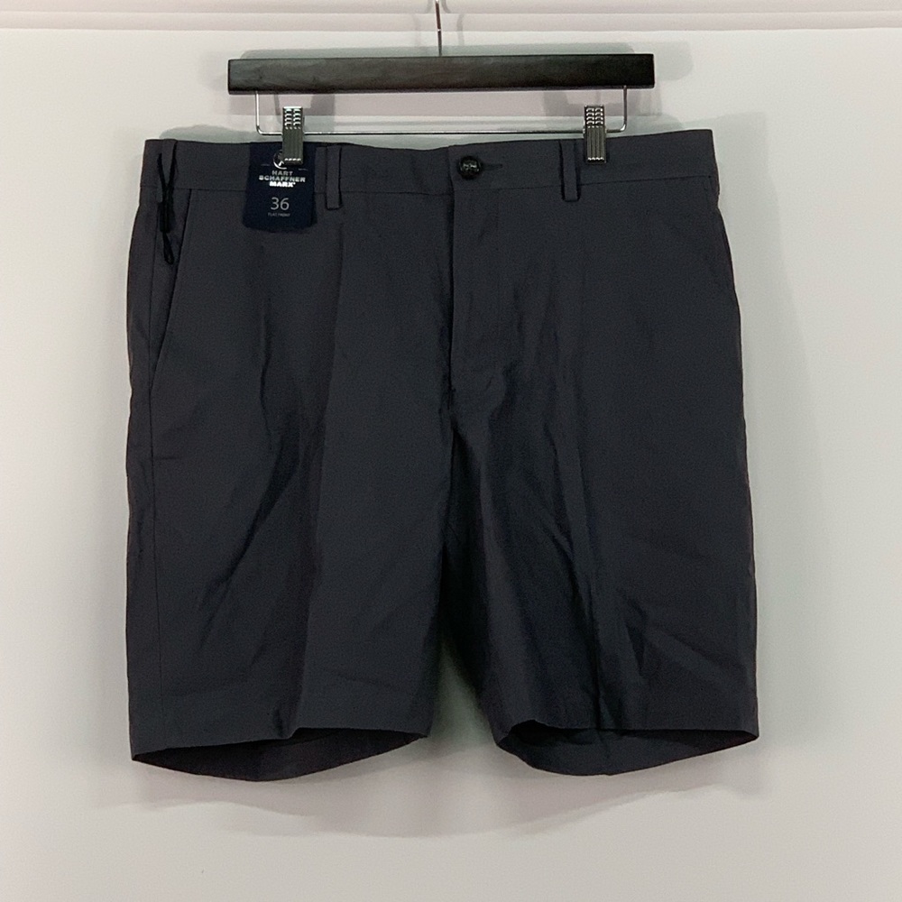 NWT Hart Schaffner Marx Grey Shorts Size 36